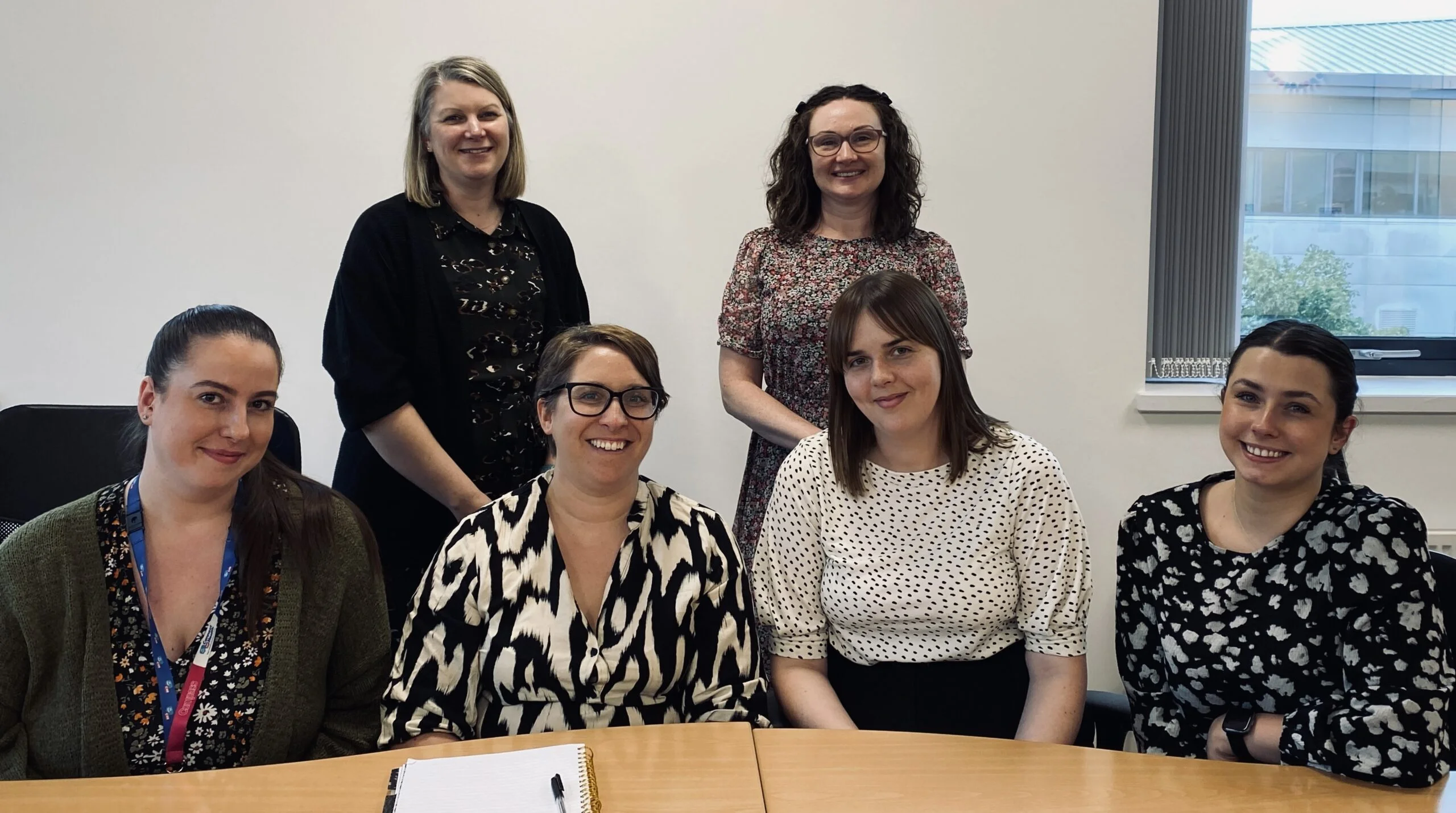 A group of nurses from the Warwickshire School Nursing Service.